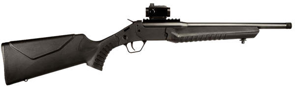 Rossi LWC300BBKRD LWC w/Optic 300 Blackout 1rd 16.50" Black Oxide Threaded Barrel, Black Picatinny Rail Steel Receiver, Black Fixed Synthetic Stock, Crimson Trace CTS103 Red Dot