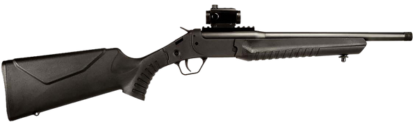 Rossi LWC0556BKRD LWC  5.56x45mm 1rd 16.50" Black Oxide Threaded Barrel, Black Picatinny Rail Steel Receiver, Black Fixed Synthetic Stock, Crimson Trace CTS103 Red Dot