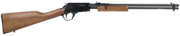 Rossi RP22W201WD Gallery  Full Size 22 WMR 12+1 20" Polished Black Steel Barrel & Receiver, Hardwood Synthetic Fixed Stock