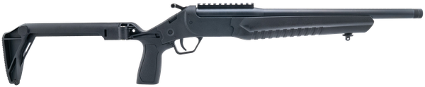 Rossi LWC0556-BKFS LWC  5.56x45mm NATO Single Shot 16.50" Black Oxide Threaded Barrel, Black Picatinny Rail Alloy Steel Receiver, Folding Black Polymer Stock