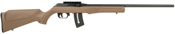 Rossi RS22W2111B RS22  22 WMR 10+1 21", Matte Black Barrel/Rec, Brown Fixed Monte Carlo Stock, Optics Mount