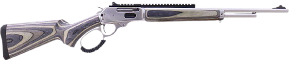 Rossi 950444189LW R95  444 Marlin 5+1 18" Matte Stainless Threaded Barrel, Stainless Polished Stainless Steel Receiver, Fixed Laminate Stock