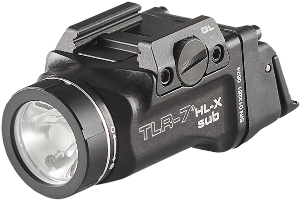 Streamlight 69503 TLR-7 HL-X SUB USB  Black 6000 Series Aluminum Glock 43x/48 1000 Lumens