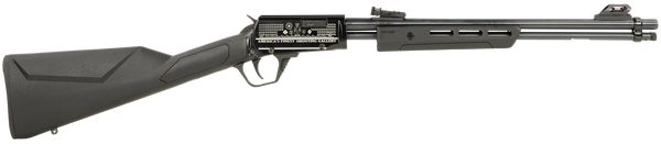Rossi RP22181SYEN07 Gallery  Full Size 22LR 15+1, 18" Polished Black Steel Barrel, Polished Black w/Engraving Steel Receiver, Black Fixed Stock, Right Hand