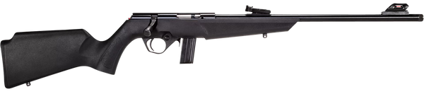 Rossi RB22L1611 RB22  Compact 22 LR 10+1, 16" Matte Black Button Rifled Free Floating Steel Barrel, Matte Black Stainless Steel Receiver, Black Monte Carlo Stock, Right Hand