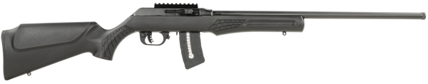 Rossi RS22W2111-TH RS22  Semi-Auto 22 WMR 10+1 21" Threaded Barrel, Black, Fixed Synthetic Stock
