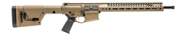 Seekins Precision 11300101F SP10  308 Win 20+1 16" Black Armorer Threaded Barrel, Flat Dark Earth Anodized Aluminum Receiver w/Picatinny Rail, M-LOK Handguard, Flat Dark Earth Synthetic Stock, Black P