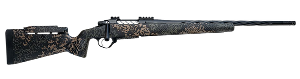 Seekins Precision 0011710273-F Havak PH3 7mm BC 22" Black Fluted Threaded Barrel, Black Picatinny Rail Steel Receiver, Adj Cheek Riser Woodland Shadow Synthetic Stock