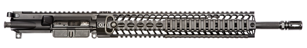 Spikes STU5435R2S Complete Upper  5.56x45mm NATO 16" Black Phosphate/Midlength Barrel, 7075-T6 Aluminum Black Receiver, 12" SAR3 Free-Floating Handguard for AR-15
