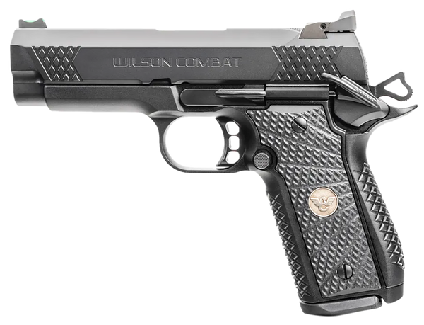 Wilson Combat 2EDCXCP9A EDC X9 2.0 9mm Luger 15+1 4" Stainless Fluted Barrel, Armor-Tuff Stainless Steel Tri-Top Cut Slide, Combat-Tuff Aluminum Frame w/Beavertail, Black Polymer Grip