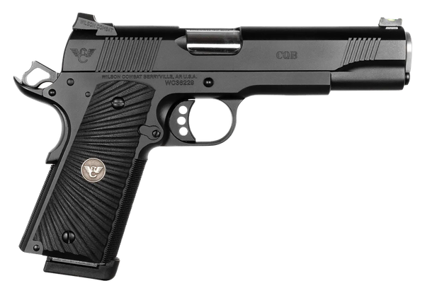 Wilson Combat CQBFS45 CQB  45 ACP 8+1 5" Full Size Carbon Steel Slide G10 Starburst Grip