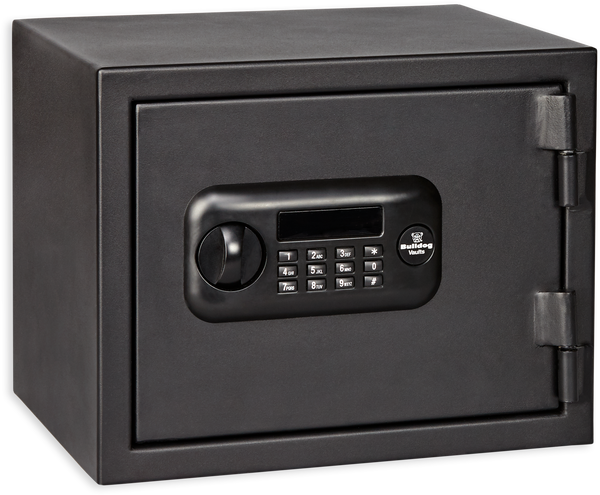 Bulldog BD1090F Digital Fire Safe Vault Keypad/Key Entry Black Steel 12" x 15" x 12"