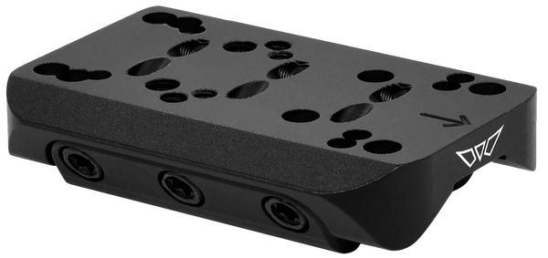 Warne 6108M Red Dot Reflex Mount Shotgun Rib Black Anodized Aluminum Fits Burris/CMORE/Docter/Eotech/Holosun