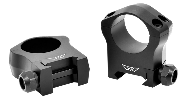 Warne 7202M Scope Rings Mountain Tech Matte Black 1" High 0 MOA