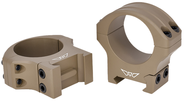 Warne 8515DE HyperLite  Dark Earth Cerakote MagnaFusion Alloy 30mm Tube Maxima/Weaver/Picatinny