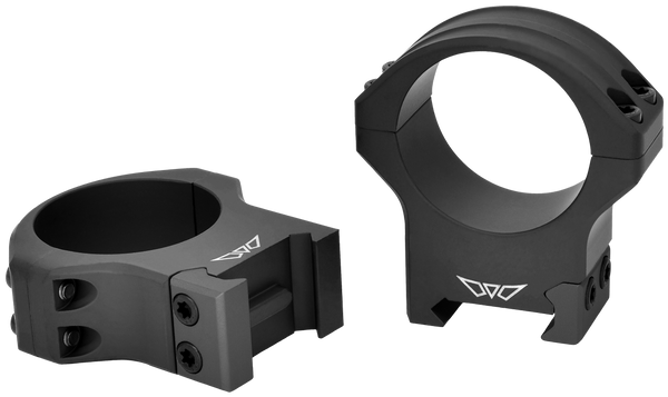 Warne 8522M HyperLite  Matte Black MagnaFusion Alloy 34mm Tube High Maxima/Weaver/Picatinny