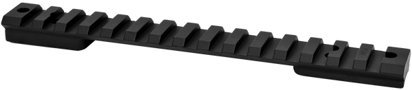 Warne V451M Vapor Picatinny Rail Black Anodized Aluminum Howa 1500/Weatherby Vanguard Except Weatherby MK V Long Action, 0 MOA