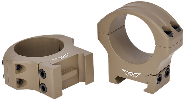 Warne 8501DE HyperLite  Dark Earth Cerakote MagnaFusion Alloy 1" Tube Maxima/Weaver/Picatinny