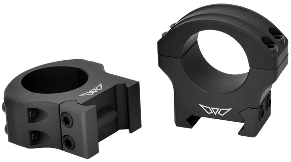 Warne 8501M HyperLite  Matte Black MagnaFusion Alloy 1" Tube Medium Maxima/Weaver/Picatinny