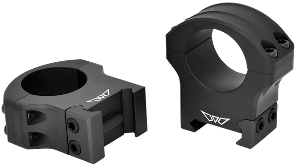 Warne 8502M HyperLite  Matte Black MagnaFusion Alloy 1" Tube High Maxima/Weaver/Picatinny