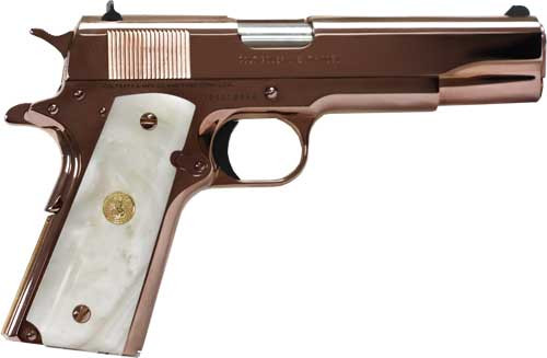 COLT GOVERNMENT 38 SUPER 5" 9RD POLISHED ROSE GOLD (TALO)