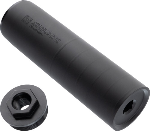 CMMG ZEROED 556 K 5.56X45 CALIBER SUPPRESSOR BLACK 5.5"