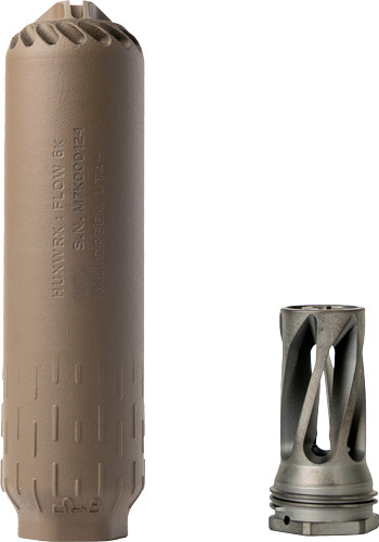 HUXWRX FLOW 6K KIT SUPPRESSOR W/ FLASH HIDER FDE