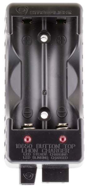 Streamlight 22100 Battery Charger Dual Channel Black 18650 Li-ion Rechargeable Battery