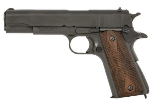 TISAS 1911A1 US ARMY 9MM 5" BBL 7RD WOOD GRIP/BLACK