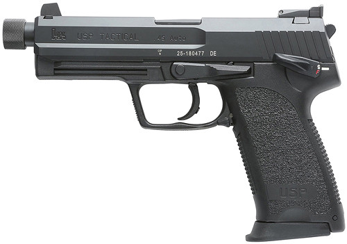 HK USP45 TACTICAL V1 45ACP 5.09" BBL 2-10RD BLACK