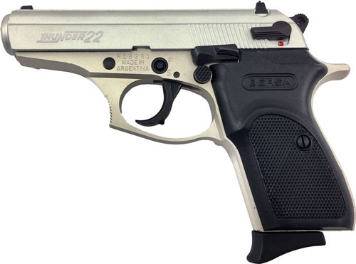 BERSA THUNDER 22LR FS 10+1 SHOT SATIN NICKEL SYN