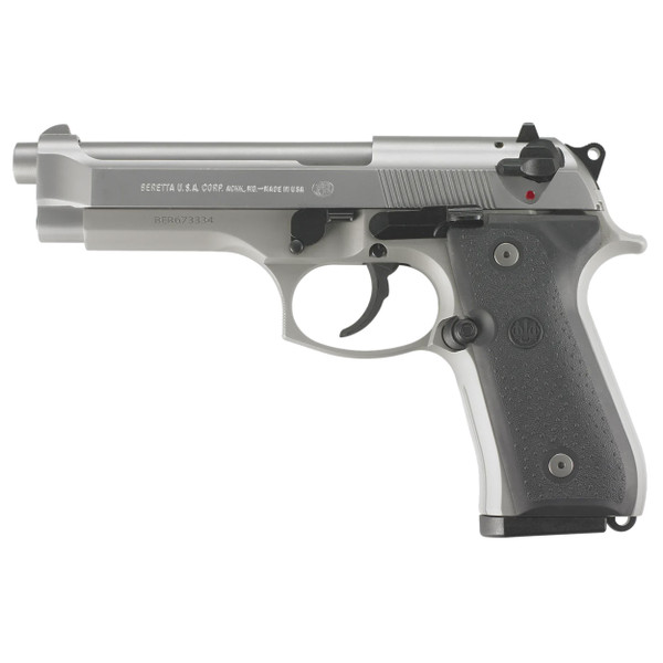 Beretta 92FS Inox 9mm Luger, 4.9" Barrel, 15+1, Satin Stainless