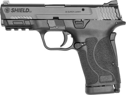 Smith & Wesson Shield EZ .30 Super Carry, 3.675" Barrel, 10+1, Blackened Stainless