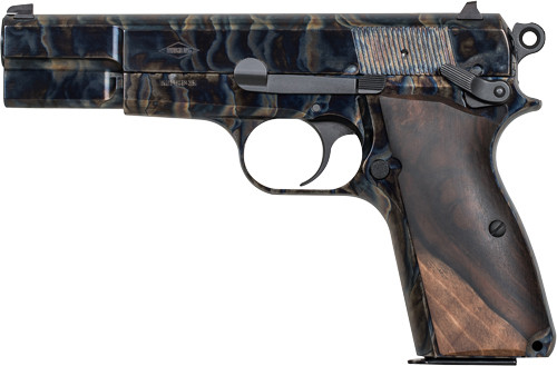 INGLIS GP-35 HI-POWER 9MM 4.7" BBL 2-15RD CCH/WALNUT