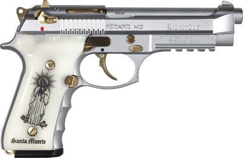 GIRSAN REGARD LIBERADORE 9MM GOLD/CHROME ENGRAVED 18-SHOT