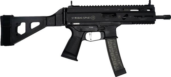 GRAND POWER STRIBOG SP9A3 9MM 8" BBL 30 RD MAG W/BRACE BLK