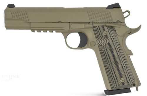 TISAS 1911 RAIDER 9MM 5" BBL G10 W/ RAIL 2-9RD FDE