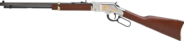 Henry H4 God Bless America .22 S/L/LR, 20" Barrel, 16 LR / 21 S, American Walnut