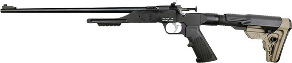 CRICKETT RIFLE G2 22LR BLUED/ BLACK SYNTH LEFT HAND W/RAIL