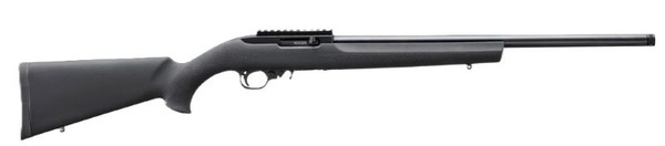 RUGER 10/22 22LR BLACK HOGUE OVERMOULDED STOCK 20" LVT BBL