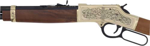 Henry Big Boy Brass .357 Magnum / .38 Special, 20" Barrel, 10, American Walnut Deluxe