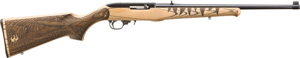 Ruger 10/22 .22 LR, 18.5" Barrel, 10, Gator Blued / Laminate 