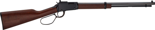 HENRY H1 TRACKER LEVER RIFLE 22WMR 20" OCT. LL BLUED WALNUT