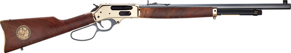 Henry Brass Side Gate .45-70 Government, 22" Barrel, 4, Straight Grip American Walnut Buttstock