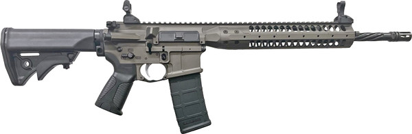 LWRC IC-SPR BILLET 5.56 NATO 16" 30RD GREY W/ BLACK STOCK