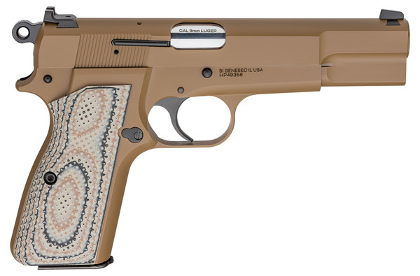 Springfield Armory SA-35 9mm Luger, 4.7" Barrel, 15+1, Coyote Brown Cerakote