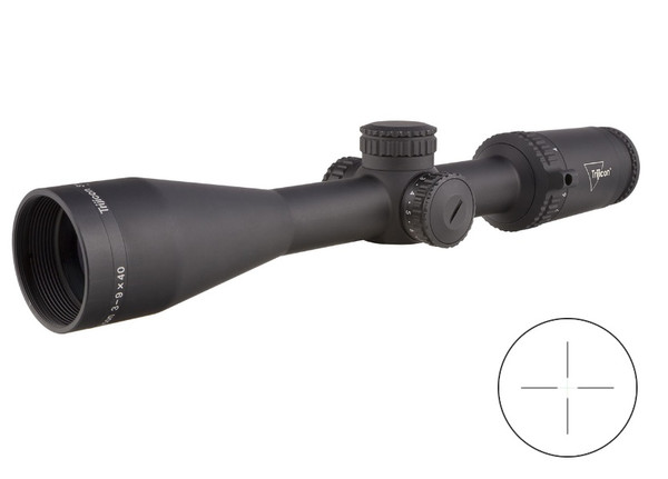CREDO 3-9X40 BLK 1" DUPLEX GRN