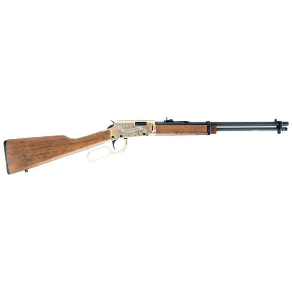 Rossi Rio Bravo Annie Oakley Engraved PVD Gold Rifle .22 LR 15rd Capacity 18' Barrel Wood Stock