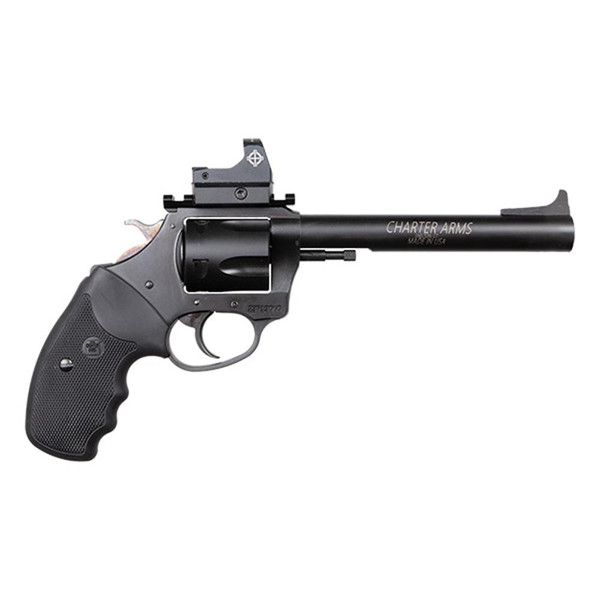 Charter Arms Target Mastiff Handgun 9mm Luger 5rd Magazine 6" Barrel Black with Optic
