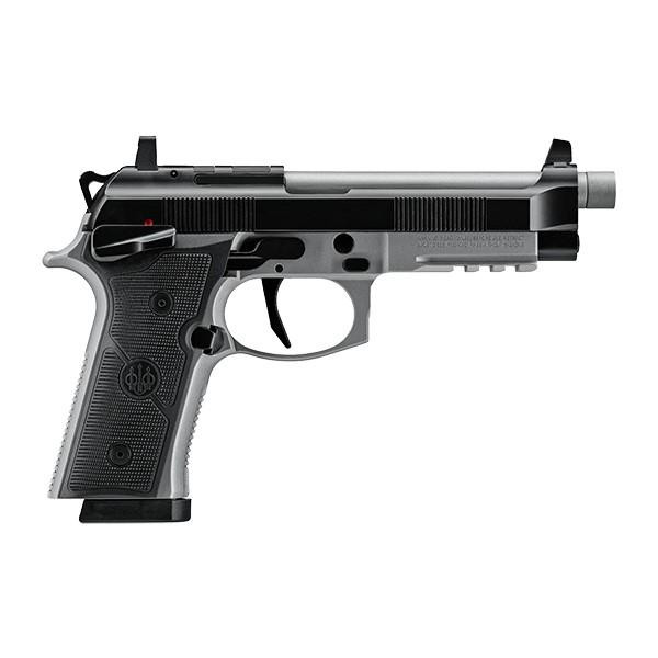 Beretta 92XI SAO Tactical 9mm Luger, 5.1" Barrel, 18+1, Black Steel / Stainless Steel